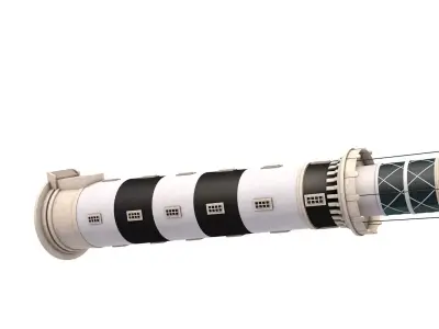 Phare du Creach lighthouse 3D model