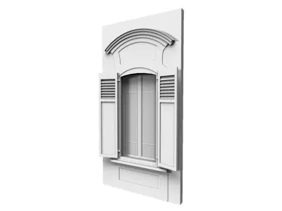 Classic 4 window 3D model