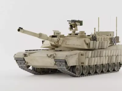 M1A2  Abrams 3D model