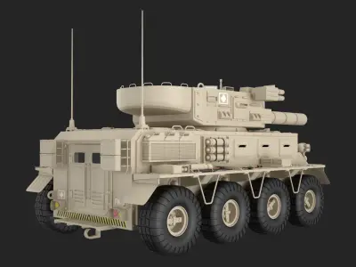 War Vehicle Concept 1 3D model