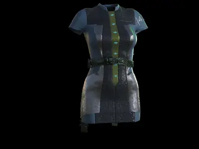 SCIFI DRESS 3D model