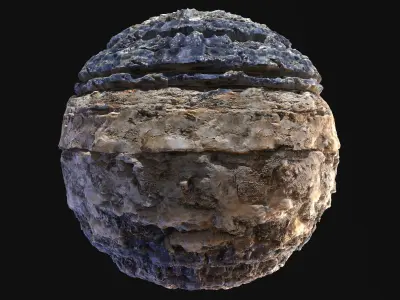 Rock Cliff - 5 Scanned Texture Pack - Part 02 Texture