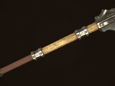 Mace 15 Low-poly 3D model