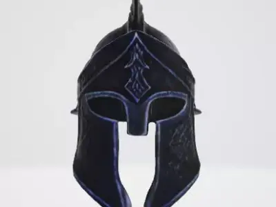 Gladiator helmet Free low-poly 3D model