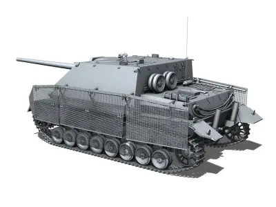 SDKFZ 162 Jagdpanzer IV L70A  3D model
