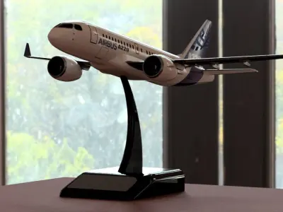 Airbus A220 3D print model