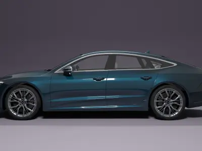 Audi A7 Sportback 2018 Free 3D model