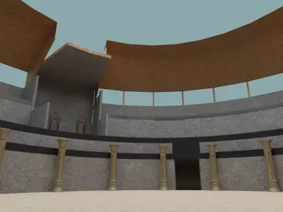 Colosseum - Arena Low-poly 3D model