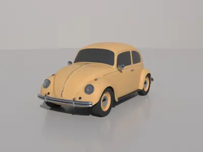 Volkswagen beetle Free 3D model