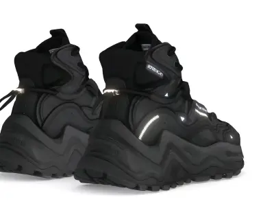 cyberpunk techwear sneaker trainer scifi future sneaker 31 Low-poly 3D model