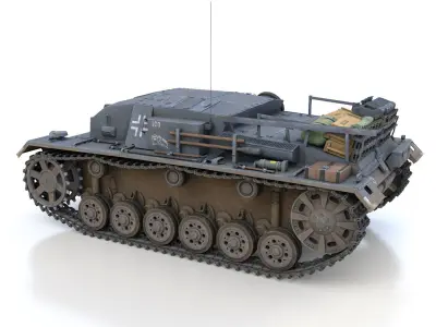 StuG III - Ausf B - StuG Abt 226 3D model