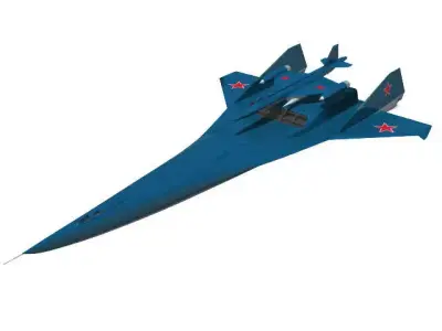 Bartini A-57 3D model