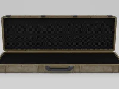 Weapon Case Model 3D Low-poly 3D model