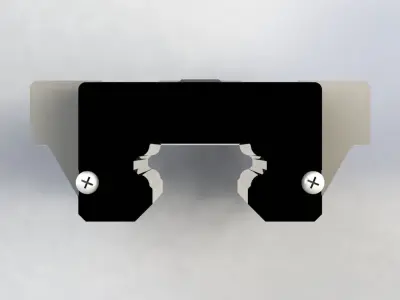 Carro Guia Linear OBR A 55LE Linear Guide Car 3D model