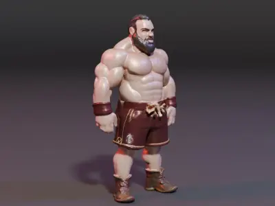 Brutos Fighter 3D model