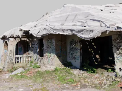 Abandoned-Soviet-Base-Building-3 3D model