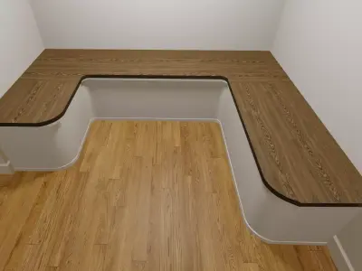 Brook Breakfast Nook by Path Design Free 3D model
