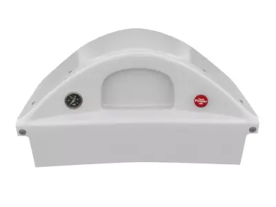 Racepak Dragster fiber dash Low-poly 3D model