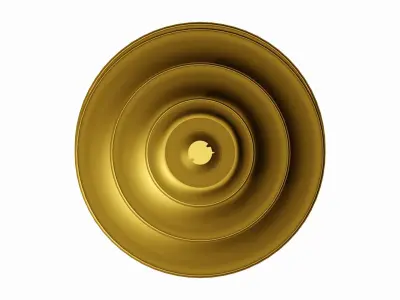 kotha gold ornament Free 3D model