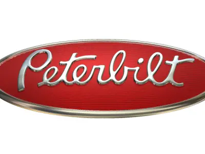 peterbilt logo 3D model