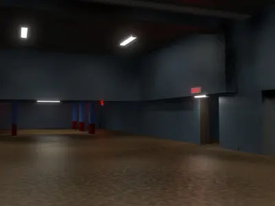 Industrial Storage Facility 3D model