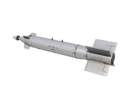 China Chinese LT-2 LS-500 Laser Guided Bomb Low-poly 3D model