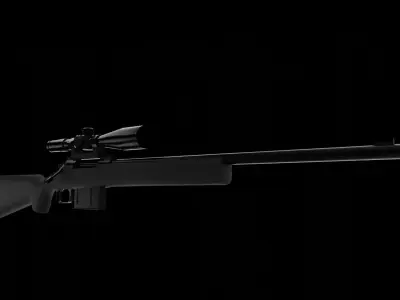 Bounty Hunter Sniper Rifle Free 3D model