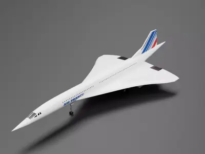 Concode Air France 3D model