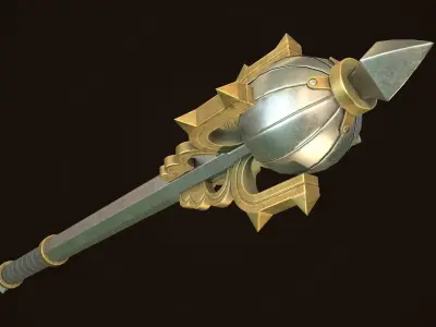 Mace 10 Low-poly 3D model