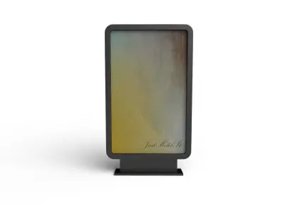 Stand Display M02 Low-poly 3D model