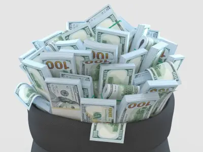 Money Bag 3D model purchase