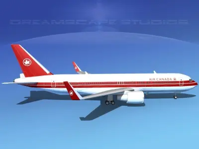 Boeing 767-300 Air Canada 1 3D model