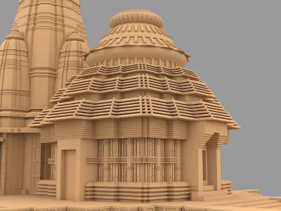 Konark Sun Temple 3D model