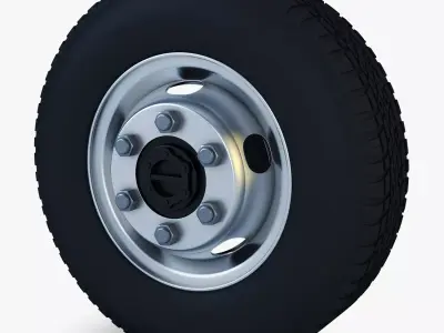 Truck Wheel v 1 3D model
