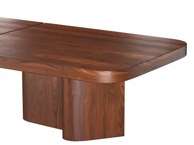 CAMUR TWO-PART DINING TABLE 3D model