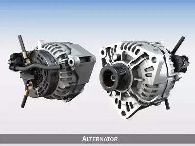Alternator 3D model