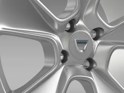 Dacia Logan rim 3D model