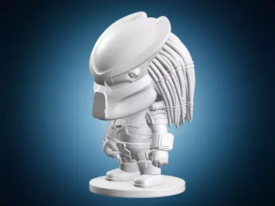 Chibi Predator 3D print model