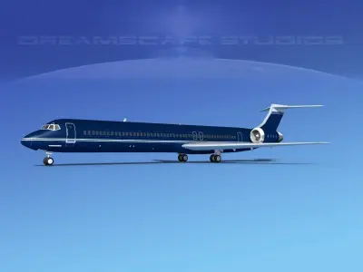 McDonnell Douglas MD83 Corporate 2 3D model