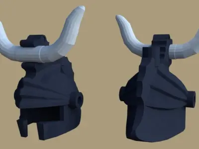 lego soldier helmet Free 3D model