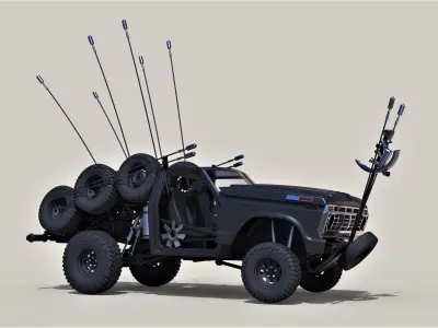 Tyre Medic from movie Mad Max Fury road 3D model