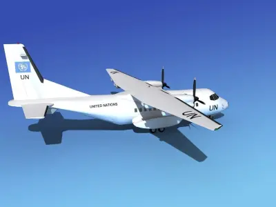 Casa CN-235 UN 3D model
