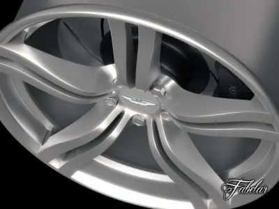 Aston Martin V8 rim 3D model