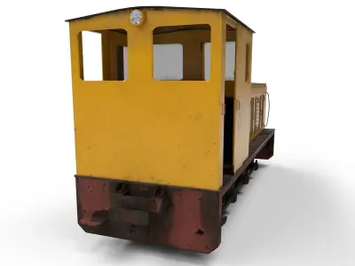 Lori Sugar Mill  Low-poly 3D model