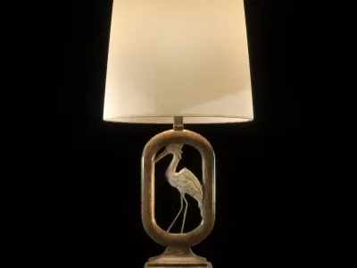 Crane Table Lamp 3D model