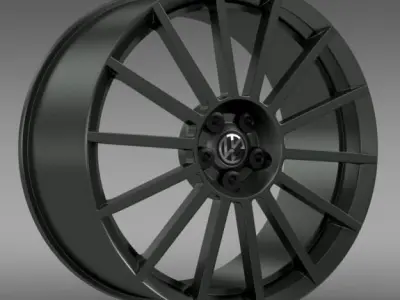 VW Polo R WRC Street rim 3D model
