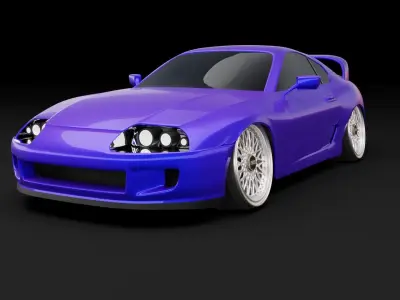 Toyota Supra mk4 Free 3D model