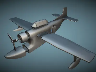 Grumman XJL-1 Columbia - 3D Printable Model 3D print model