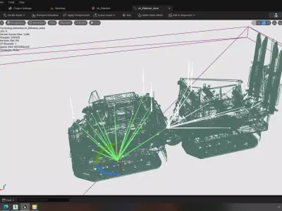 Rigged IRIS-T Defence System Low-poly 3D model