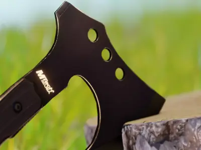 low poly tomahawk axe Free low-poly 3D model
